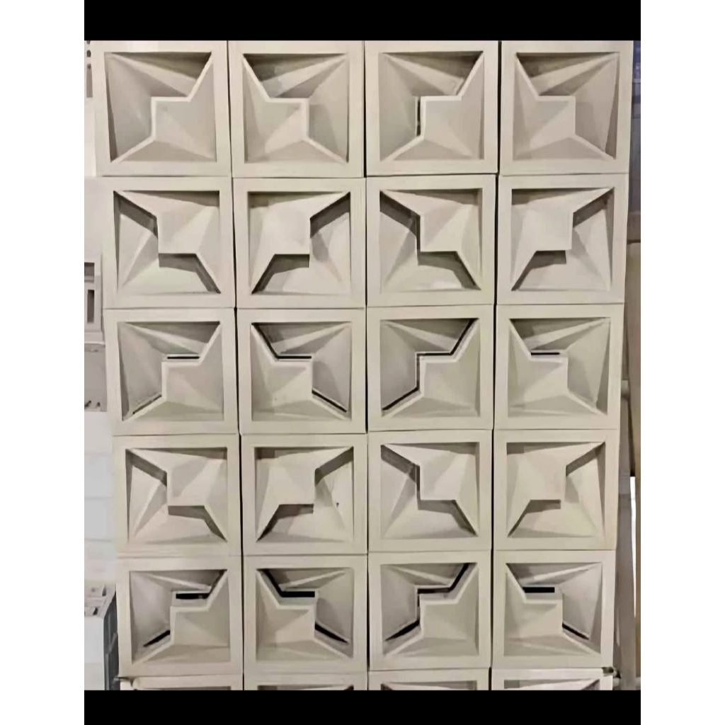 Roster Beton Lubang Angin Minimalis 20x20 tebal 10 cm