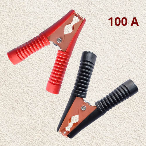 Jepitan Aki Buaya Kuat 100A Clamp Baterai Mobil Motor Sepasang