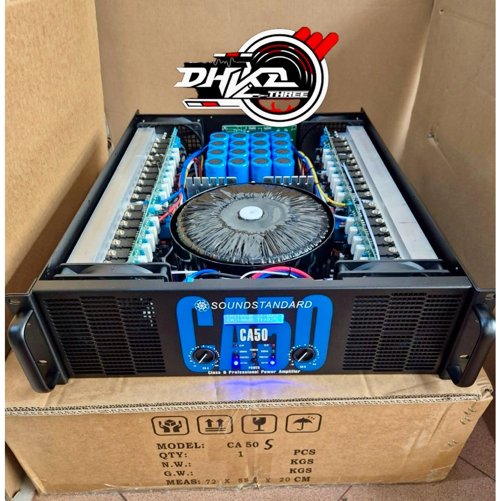 POWER AMPLIFIER SOUNDSTANDARD CA 50 LED CLASS H / Power Amplifier Soundstandrd Ca 50 New Led display