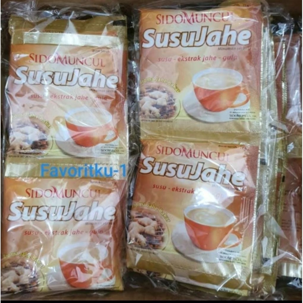 Susu Jahe Sidomuncul. 1 Renteng isi 10 Sachet