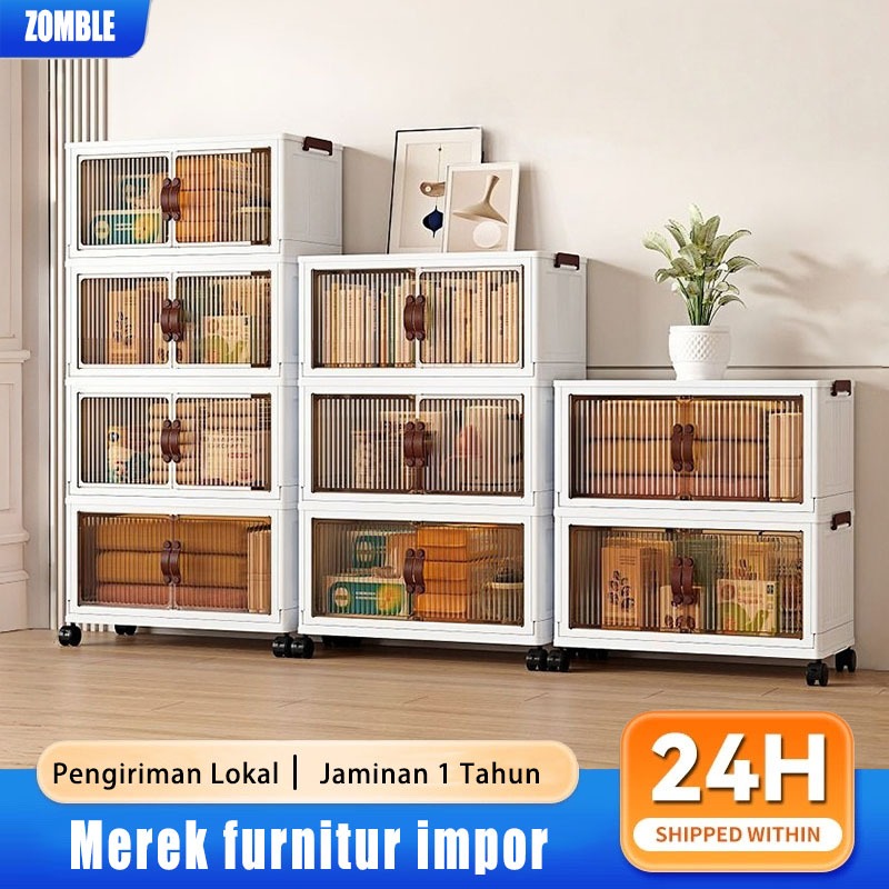 serbaguna lemari lipat untuk baju kotak penyimpanan baju lemari bayi estetik murah portable box baju