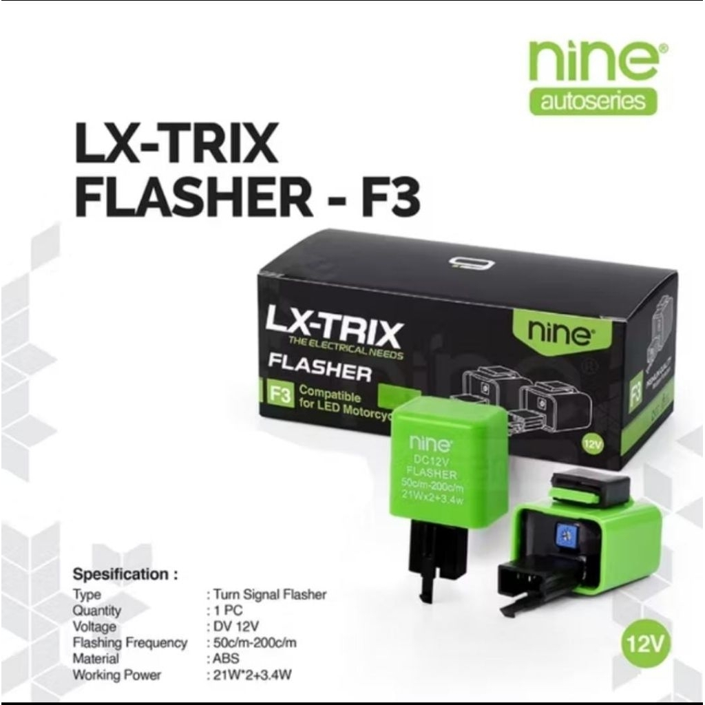 LX-TRIX flasher F3 untuk atur kedipan sein motor vario 150 aerox new lexi new  R15