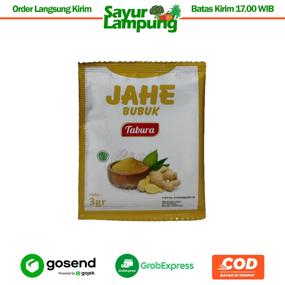 Tabura Jahe Bubuk 3 Gr - Sayur Lampung