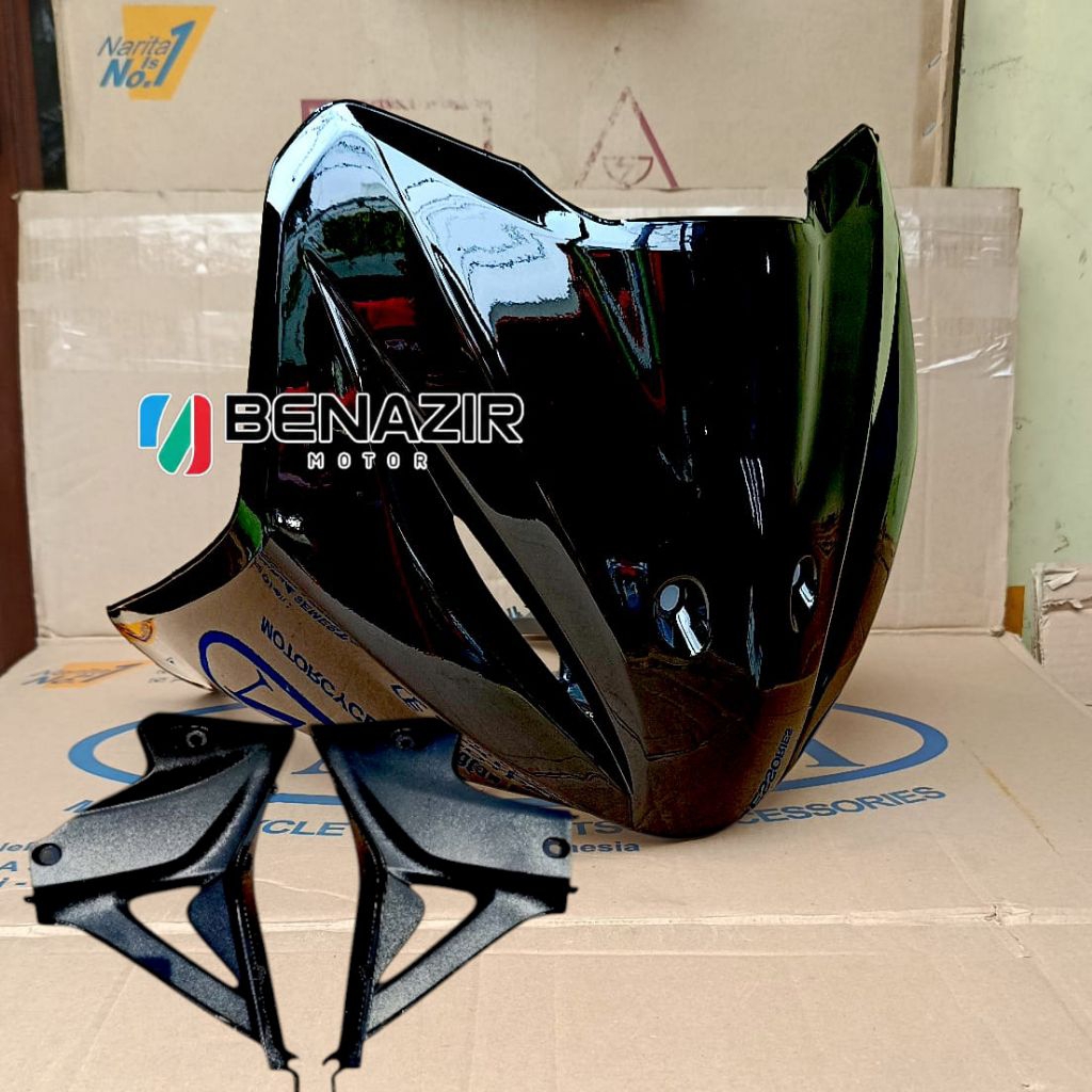 Tameng Depan Hitam Honda Revo Fit 110 Karbu – Body Motor Narita