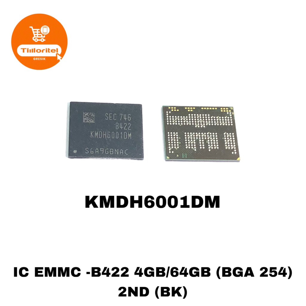 IC EMMC KMDH6001DM-B422 4GB/64GB (BGA 254) 2ND (BK)