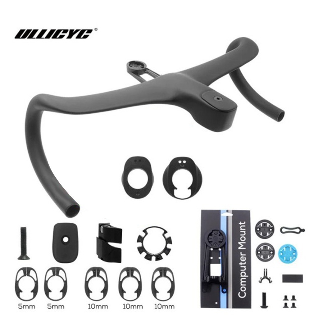 Handlebar Carbon ULLICYC ULTRA 3rd Gen Dropbar ULTRA AERO Clean Look Integrated Roadbike