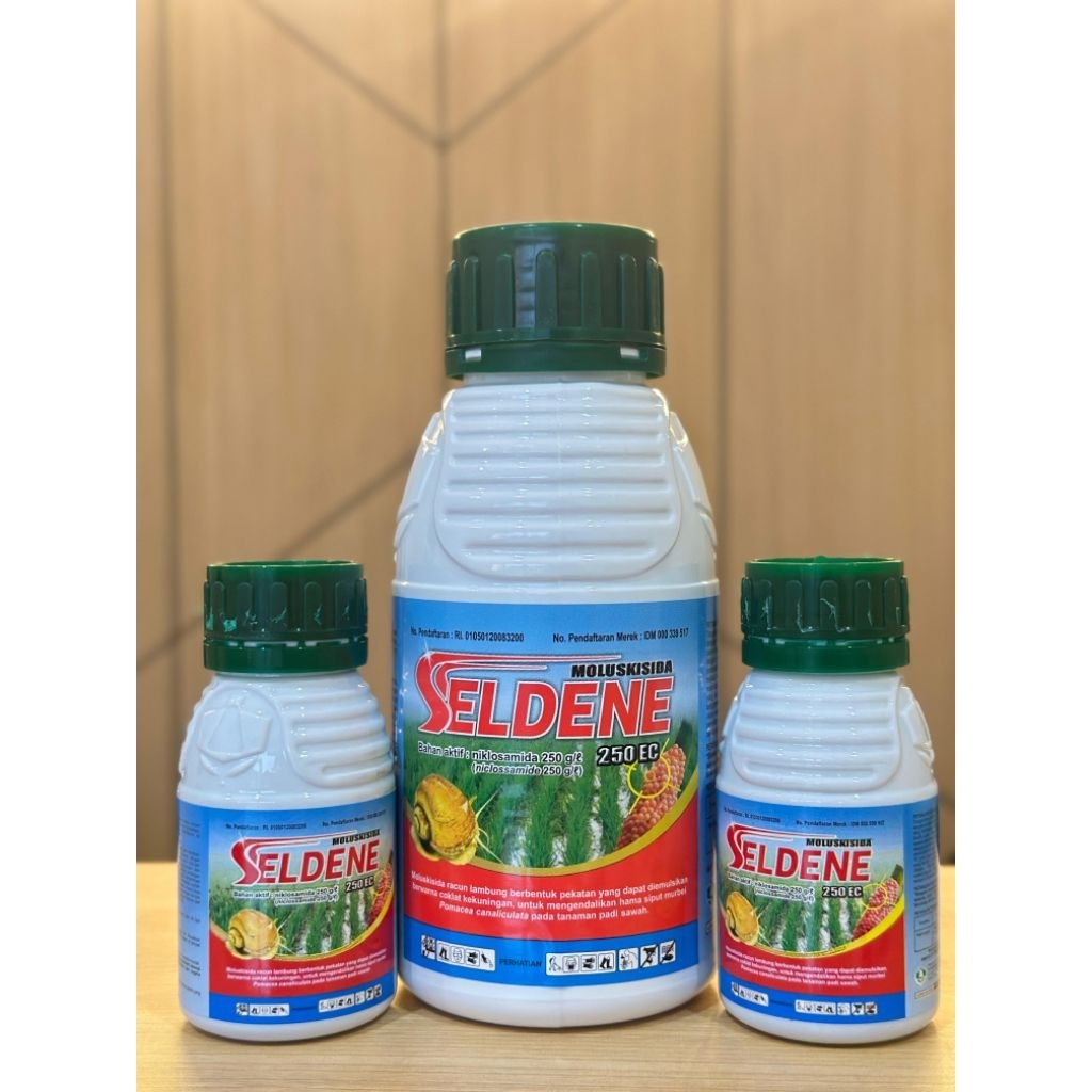 JUAL GROSIR SELDENE 250EC - Obat keong Sawah Cair - Niklosamide 250EC