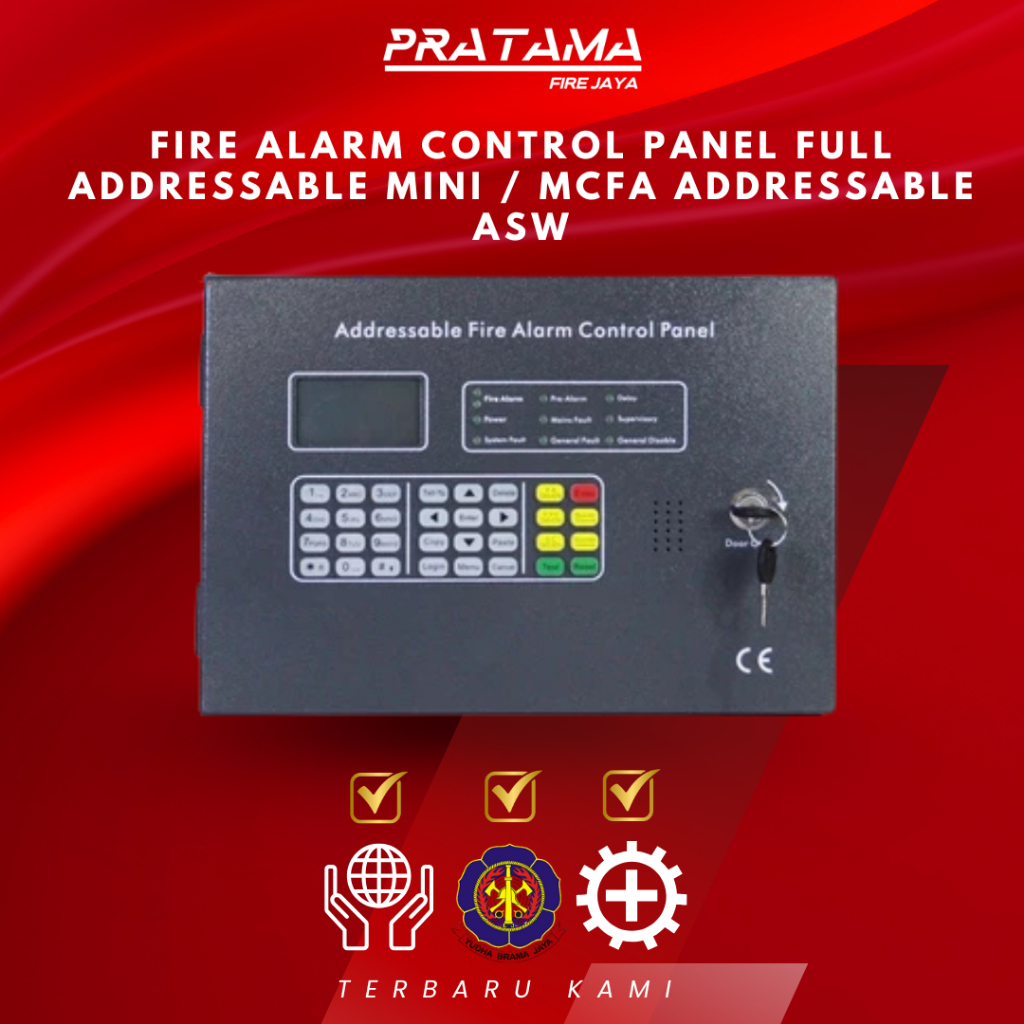 FIRE ALARM CONTROL PANEL FULL ADDRESSABLE MINI / MCFA ADDRESSABLE ASW