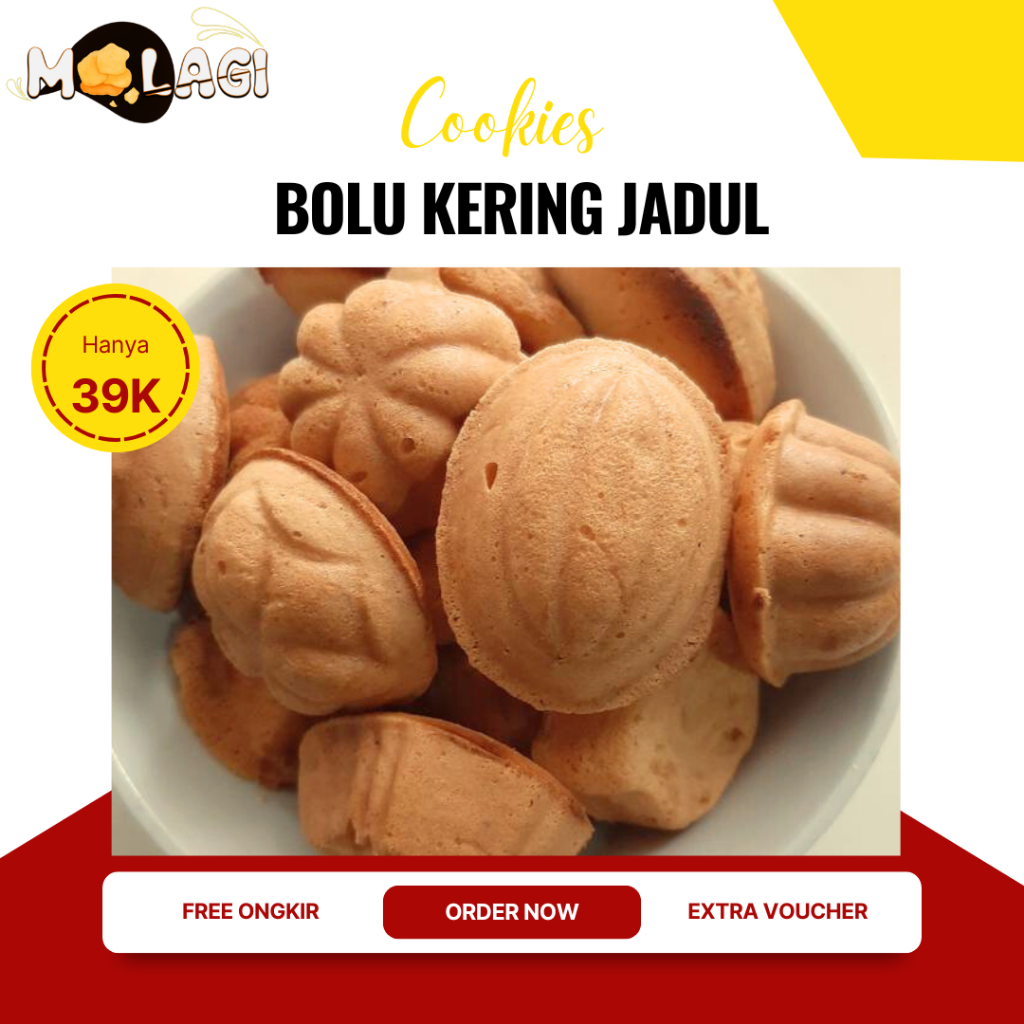 MOLAGI Bolu Kering Bolu Kering Jadul Snack Jadul