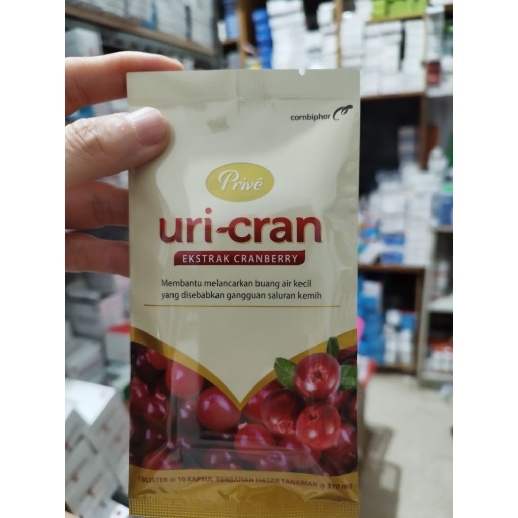 prive uri cran strip 10 kapsul