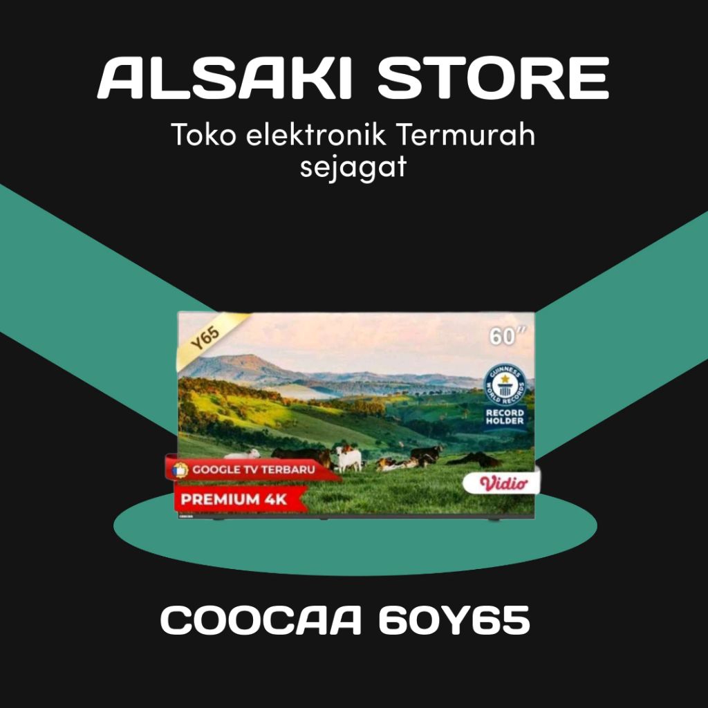 COOCAA 60Y65 4K GOOGLE TV 60
inch