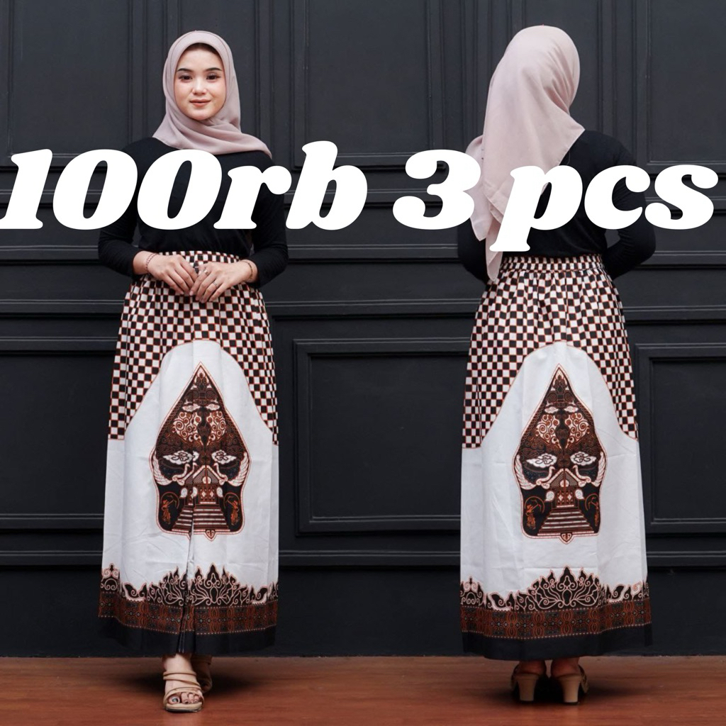 Sarung Instan Remaja Perempuan Sarung Rok Bawahan Santriwati Kain Halus, Motif Modern,