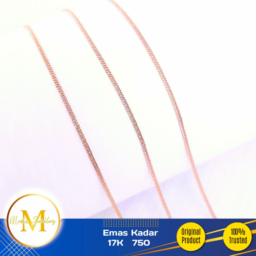 MODIS JEWELLERY - Gelang Sisik Naga Imut Rosegold - Emas 17k 750