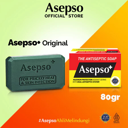 Asepso Plus Soap 80gr | Scabies Itching Soap, Tinea Versicolor, Ringworm, Tinea Versicolor
