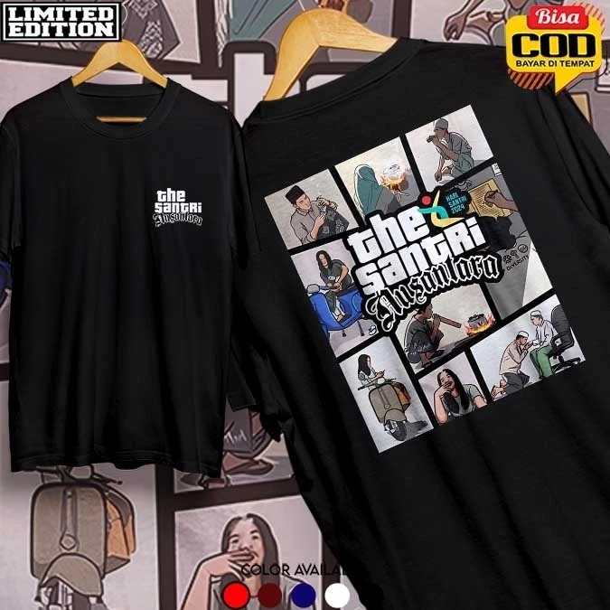 KAOS The Santri Nusantara KAOS DISTRO The Santri Nusantara PRIA WANITA