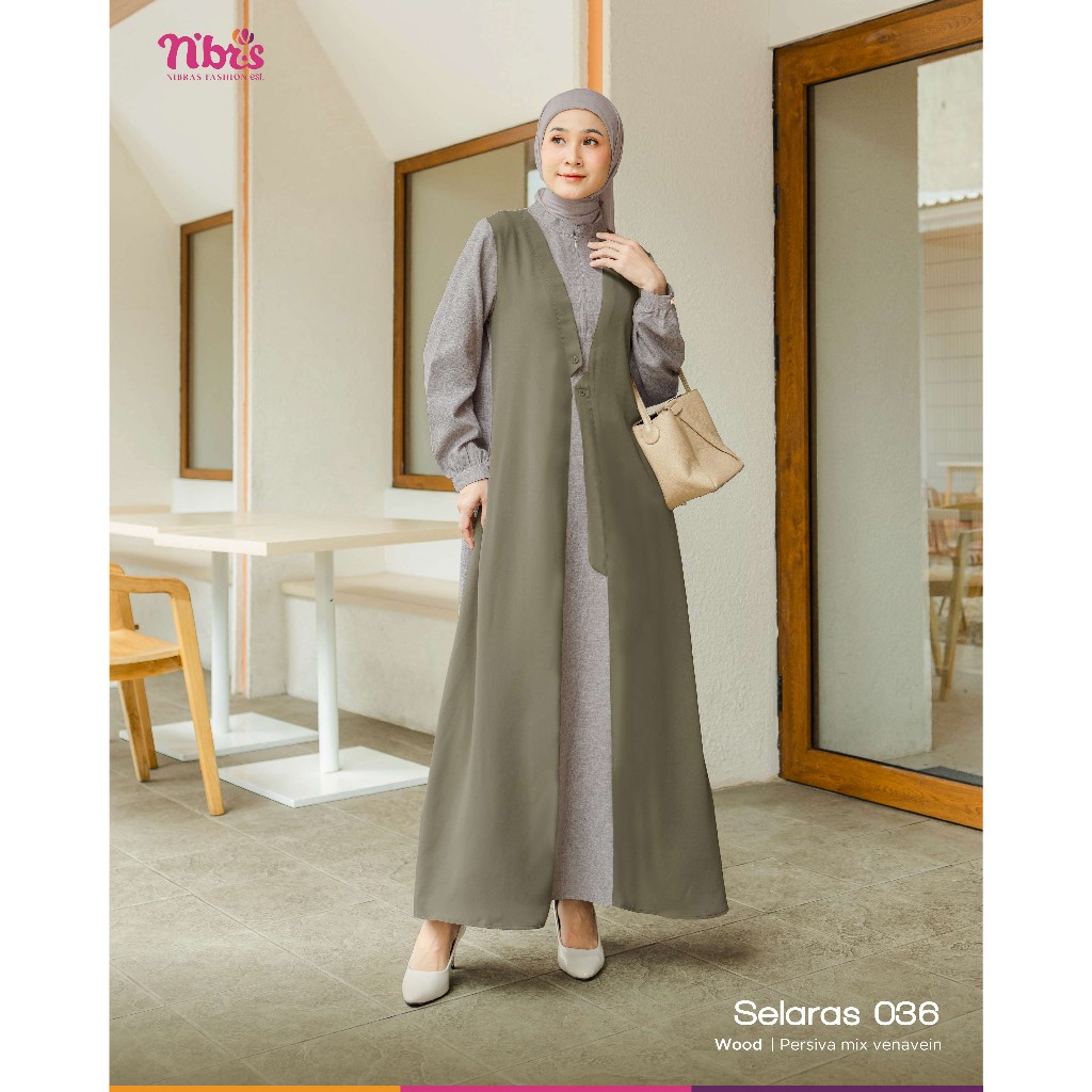 GAMIS DEWASA POLOS // GAMIS DEWASA NIBRAS SELARAS 036 GAMIS SERAGAM