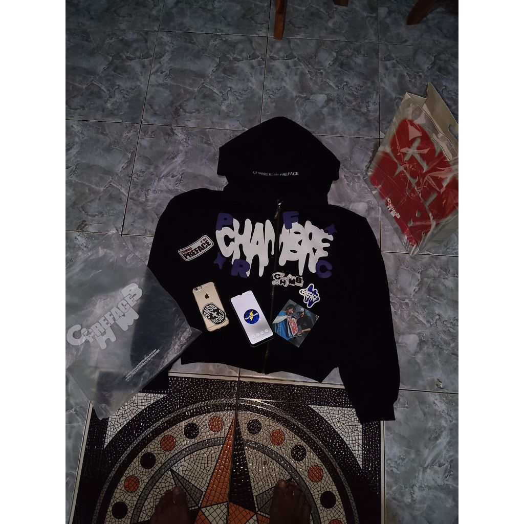 ZIP BLACK CHMB×PRFC