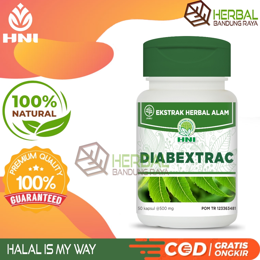 DIABEXTRAC HNI HPAI HERBAL DIABETES KENCING MANIS 50 KAPSUL