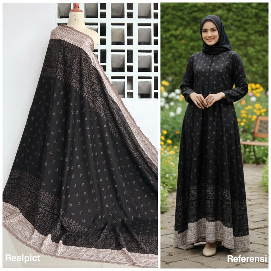 bahan rayon viscose premium | bahan kain adem | rayon viscose | kain meteran