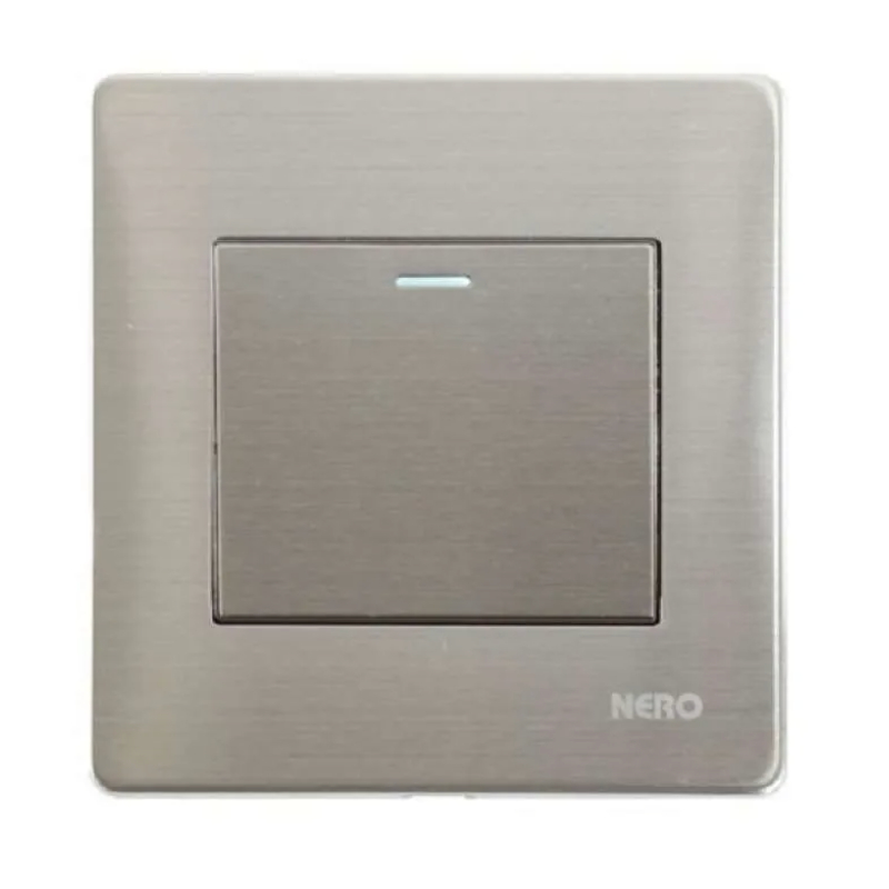 Saklar Engkel Nero Stainless Lampu LED