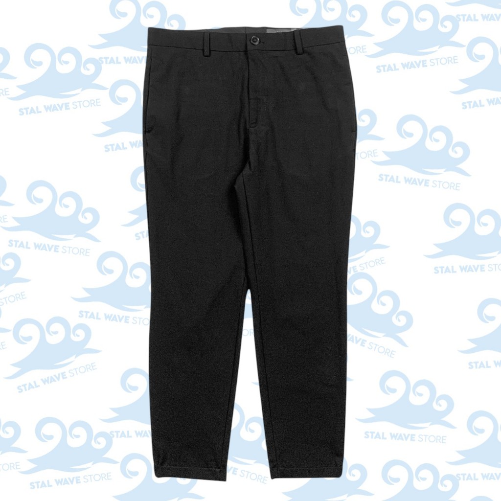 H&M SUIT TROUSERS ANKLE PANTS (BLACK 2)
