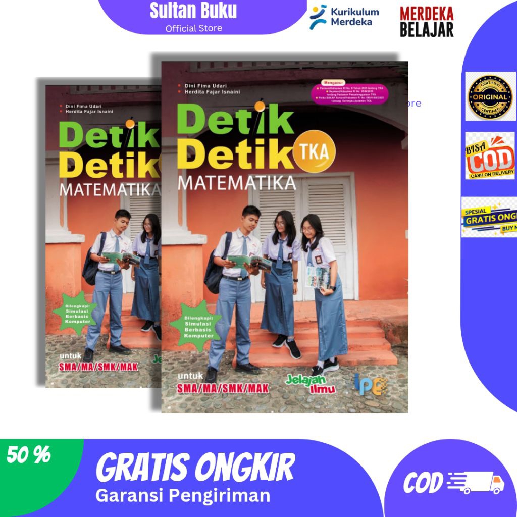Buku Detik-Detik Tka Matematika Sma - Detik Detik Mapel MatematikaUntuk Sma/Smk/Ma