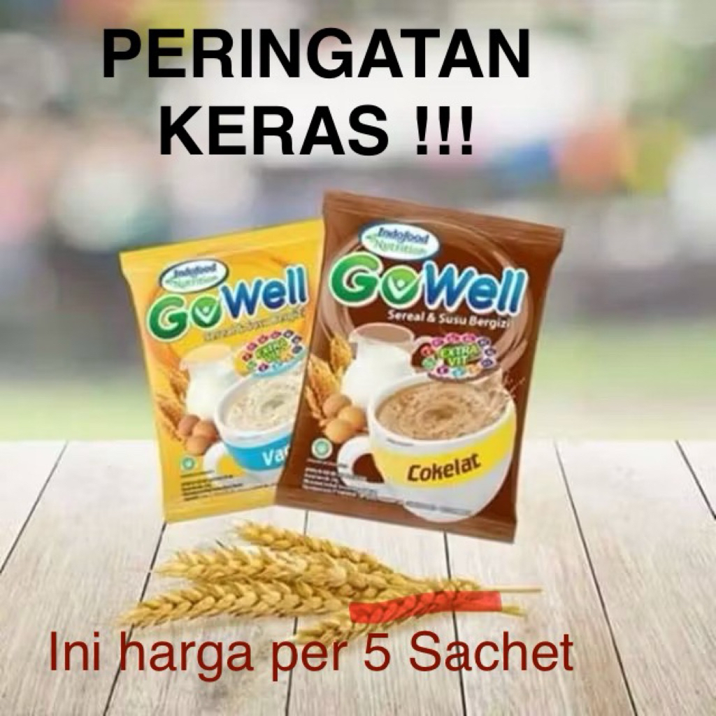 Minuman Sereal Gowell 29gr isi 5 sachet