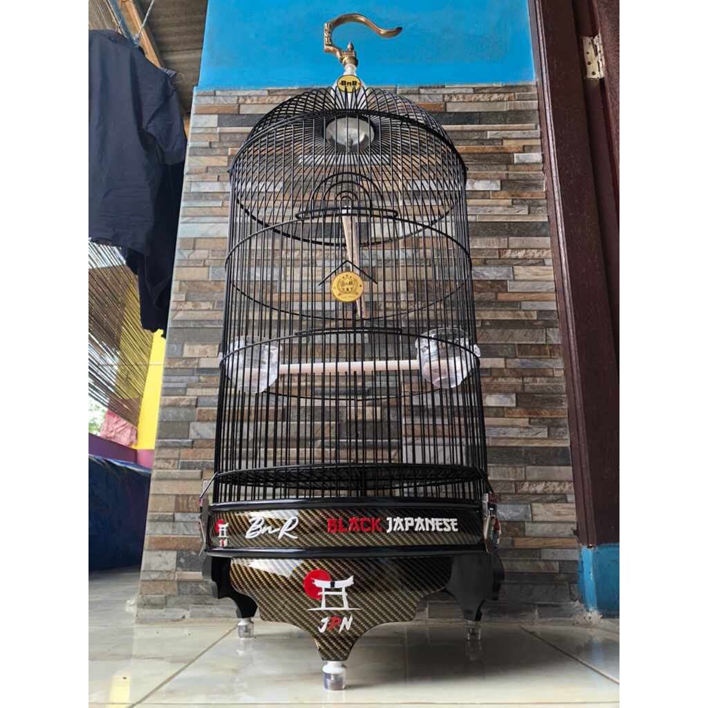 SANGKAR LOVEBIRD BNR BLACK JPN ORI