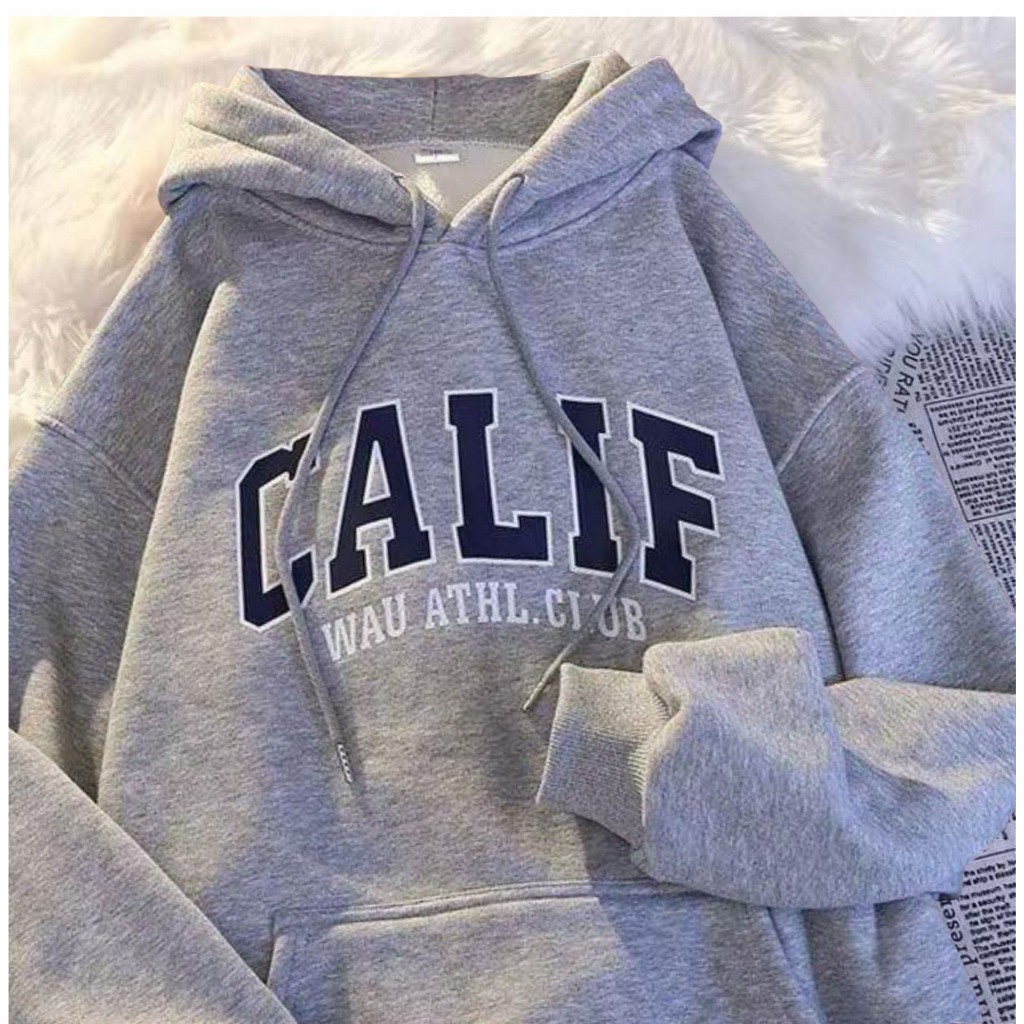 PROMO SWEATER HOODIE CALIF CLUB JAKET JUMPER PRIA WANITA SIZE M L XL XXL BAHAN BABYTERRY