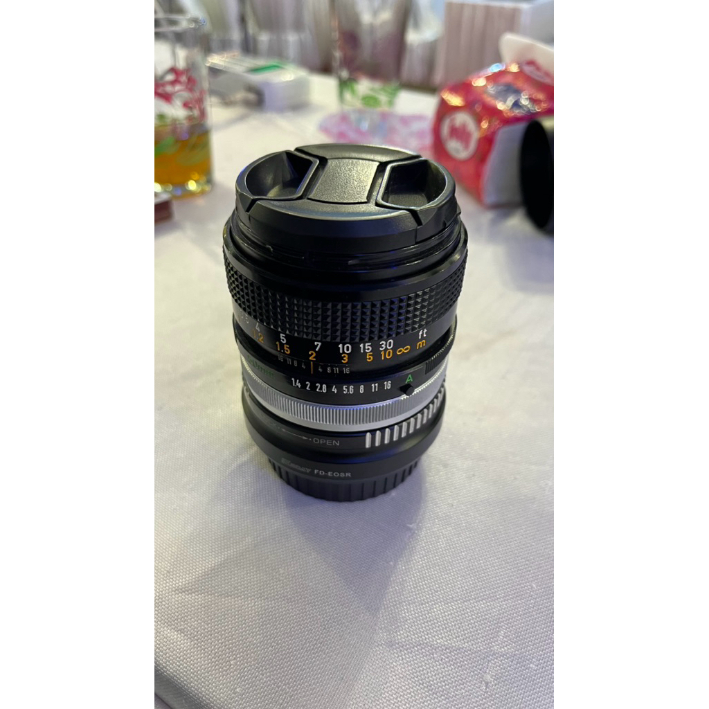 lensa canon FD 50mm f1.4 ssc