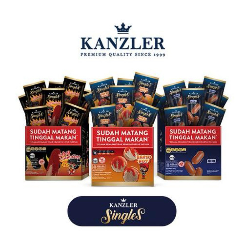 KANZLER SOSIS SINGLES 1 BOX (12)