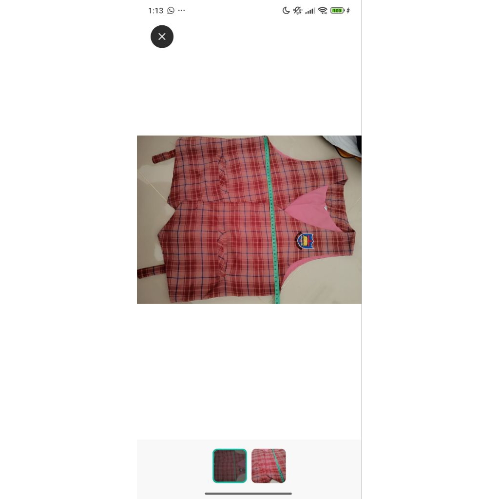 SERAGAM ROMPI PENABUR SD