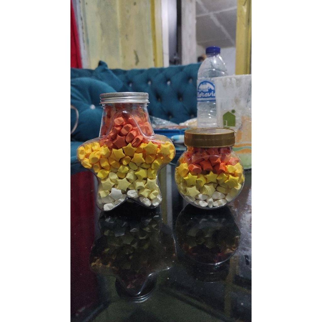 bintang origami sudah jadi