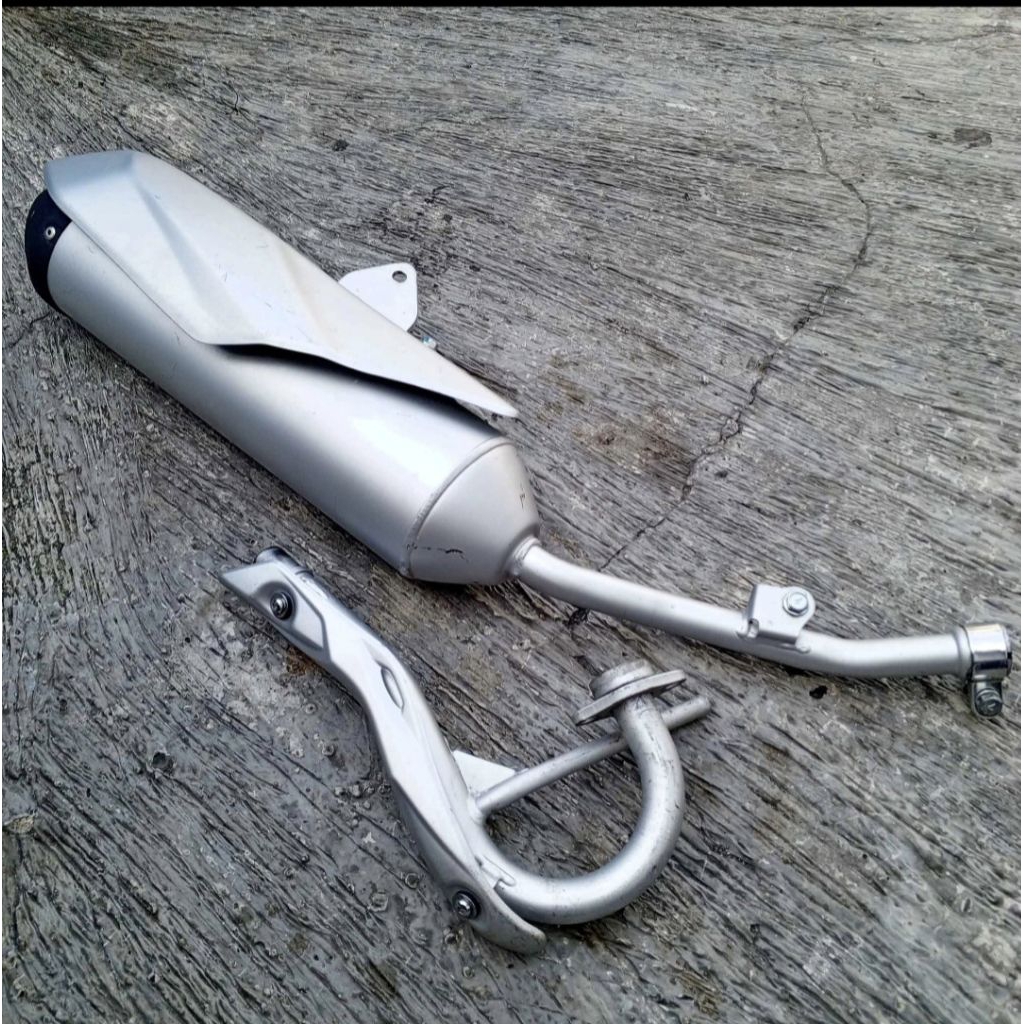 knalpot ORIGINAL standar KLX