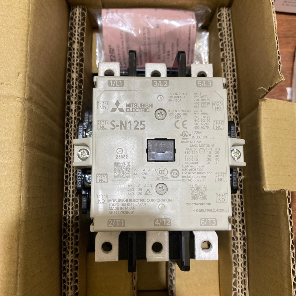 Kontaktor S-N125 SN-125 sn125 220V ORIGINAL MITSUBISHI