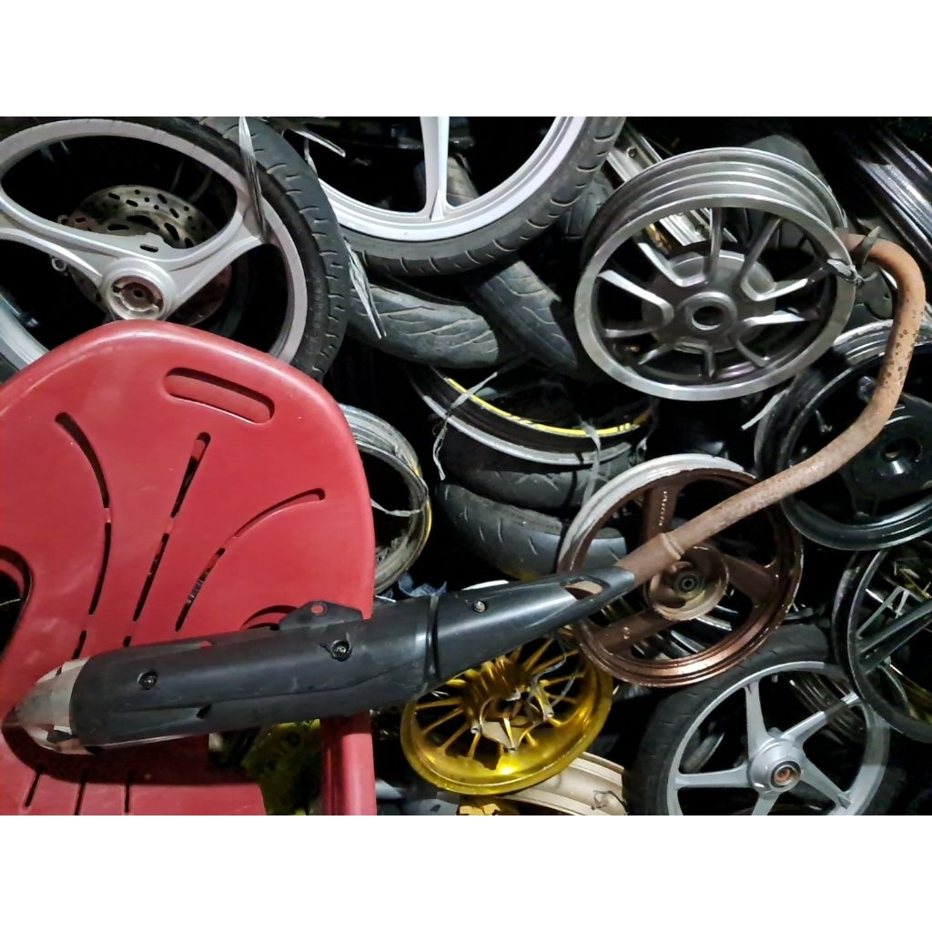 Knalpot mx King yamaha Jupiter mx King original ori copotan standar fullsystem fullset tinggal pasan