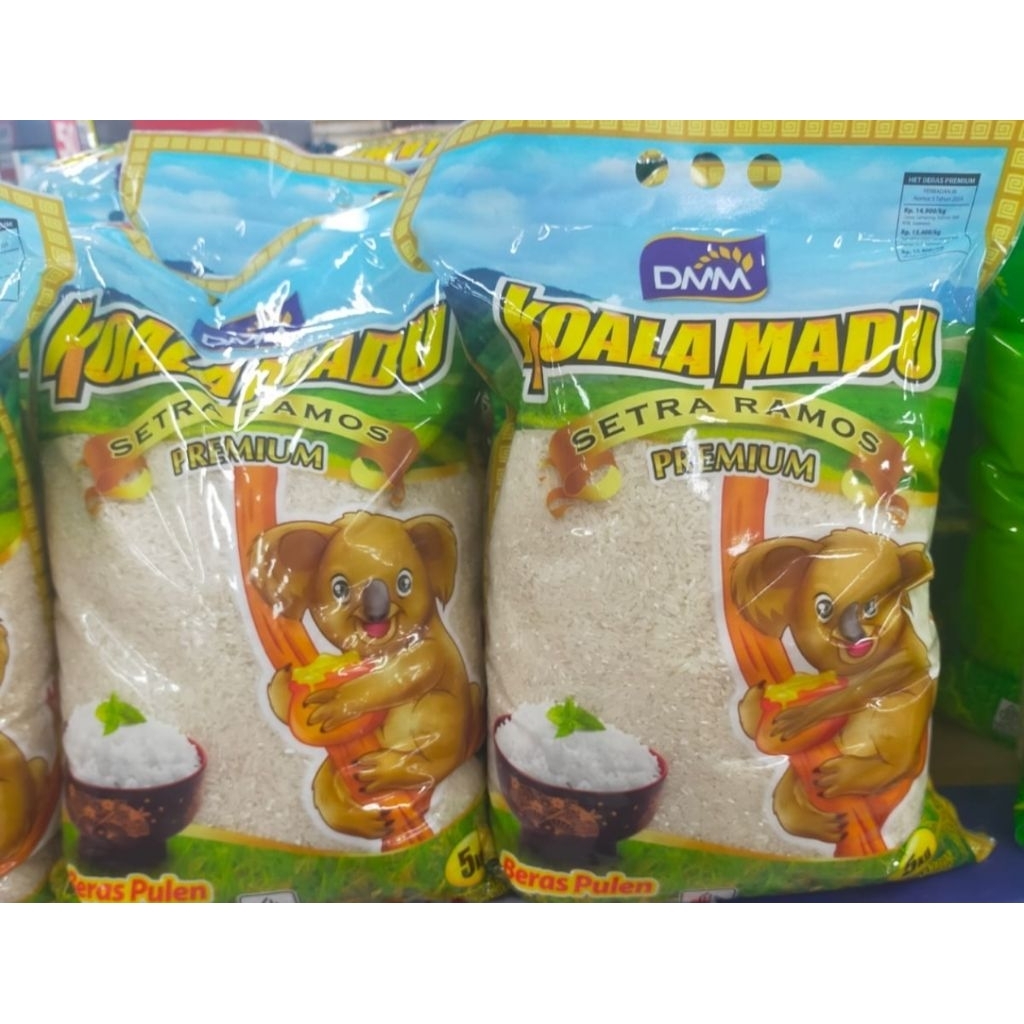 Beras Koala Madu Beras Pulen 5 Kg