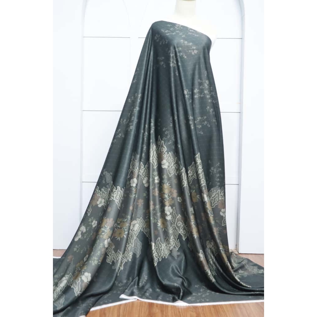 kain motif satin premium motif batik megamendung