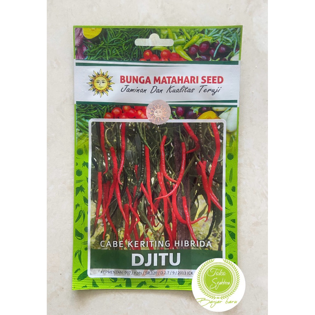 MATAHARI SEED - Benih Cabe Keriting F1 Hibrida Djitu isi 50 butir - Bibit Benih Unggu