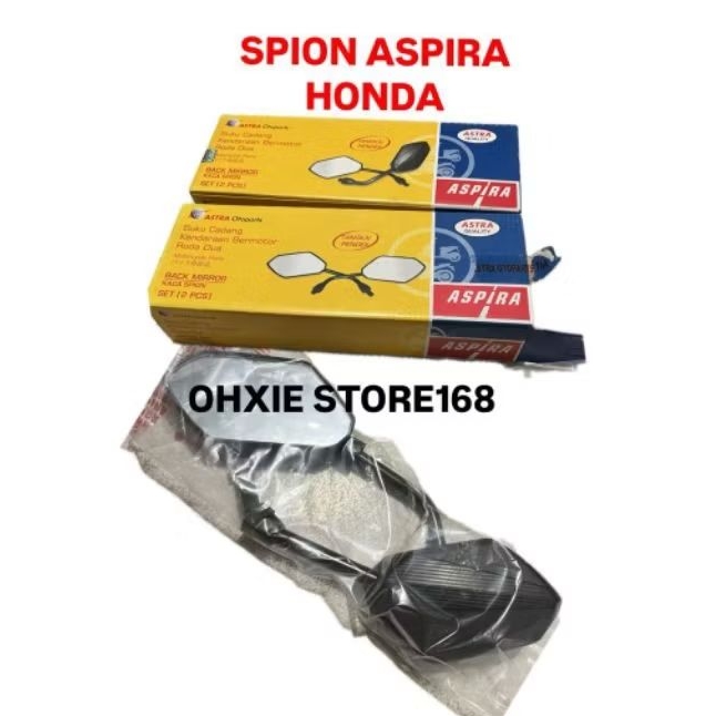 SPION MOTOR ASPIRA (HONDA)/SPION MOTOR ASPIRA/SPION MOTIF DAUN/KACA SPION ASPIRA