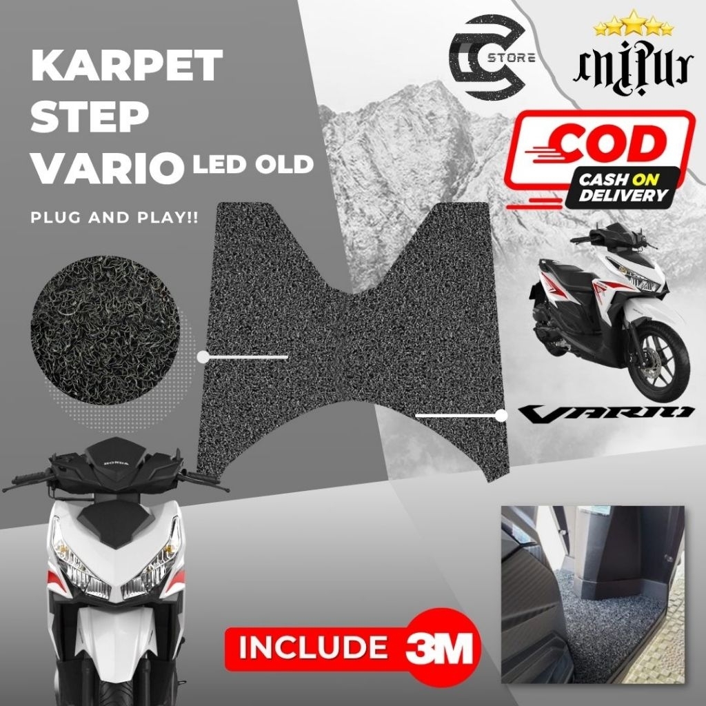 Karpet Mie Vario LED OLD 125 150 / Step Floor Vario Led 125 150 LED OLD / Carpet Floor Vario LED OLD