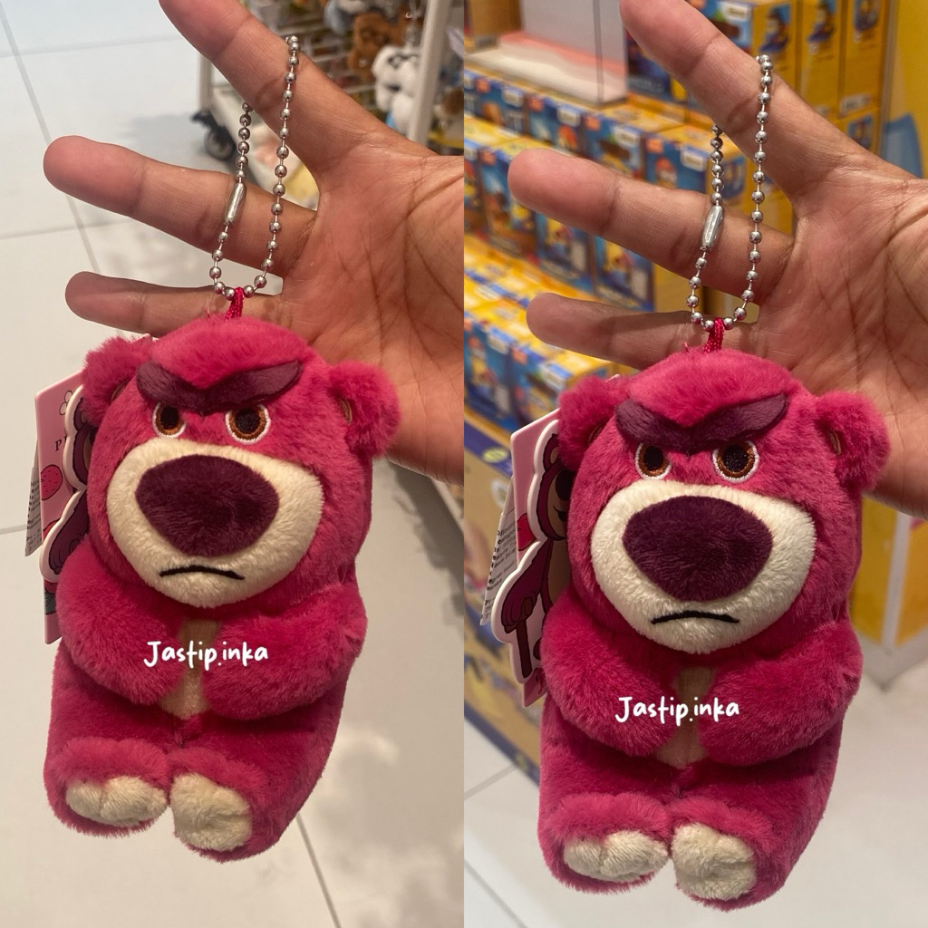 Miniso x lotso - keychain plush lotso angry