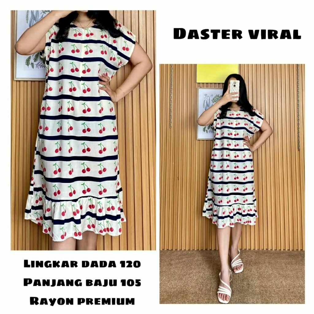 DASTER VIRAL kekinian 2025 motif bunga