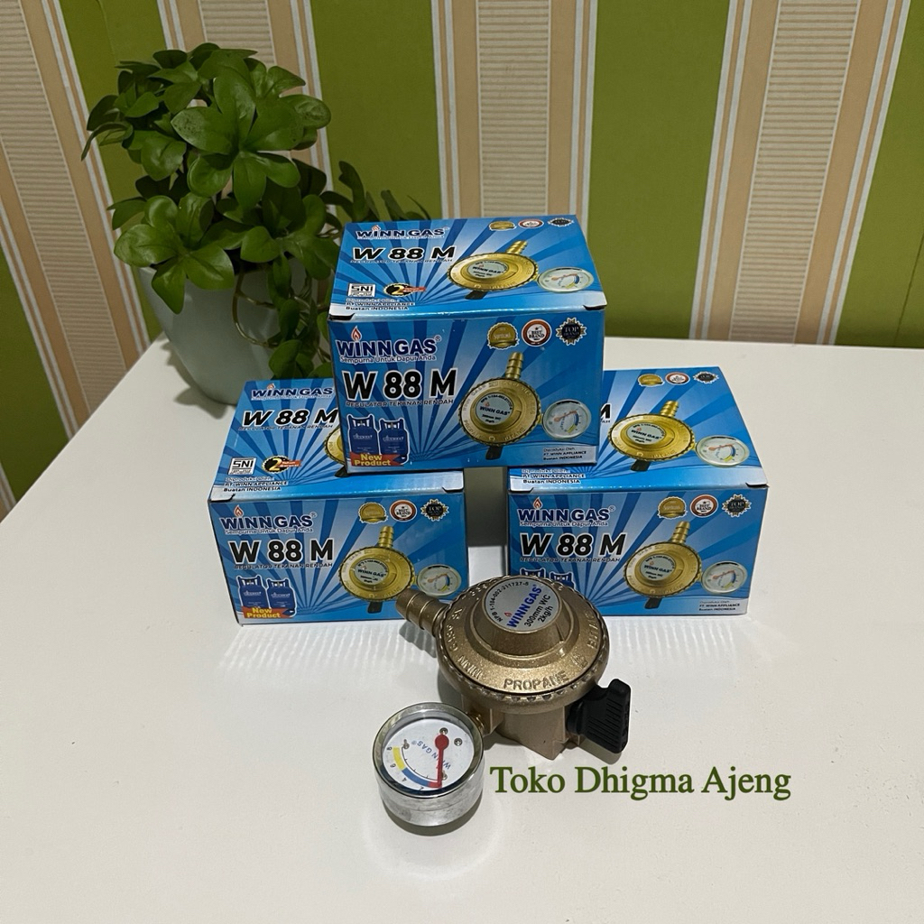 Regulator Winn Gas W 88 M - Regulator Kompor Gas Winn Gas W 88 Meter - Regulator Tekanan Rendah - Re