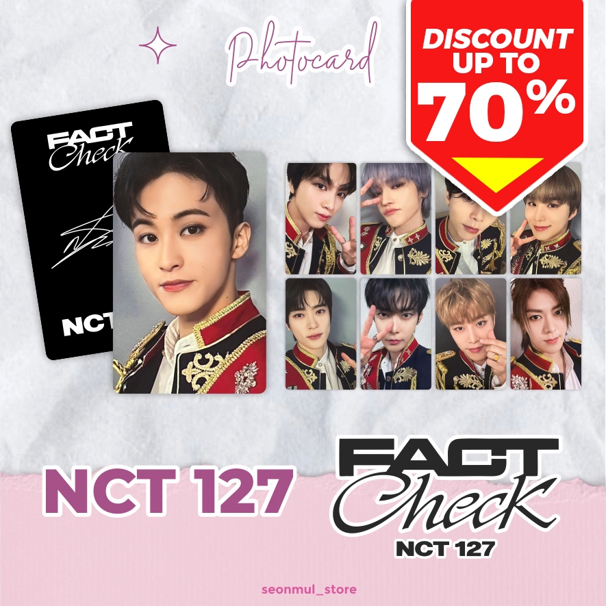 PHOTOCARD PC NCT 127 FACT CHECK / NCT127 FACT CHECK BENE TARGET EXCLUSIVE POSTER VER