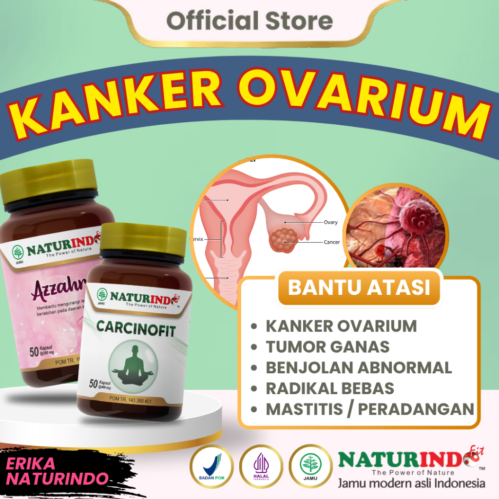 Herbal Kanker Ovarium Carcinofit Azzahra NATURINDO