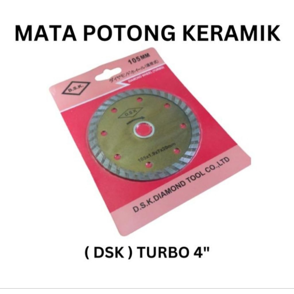 MATA POTONG KERAMIK TURBO/ MATA PISAU GERINDA DIAMOND WHEEL TURBO - TURBO