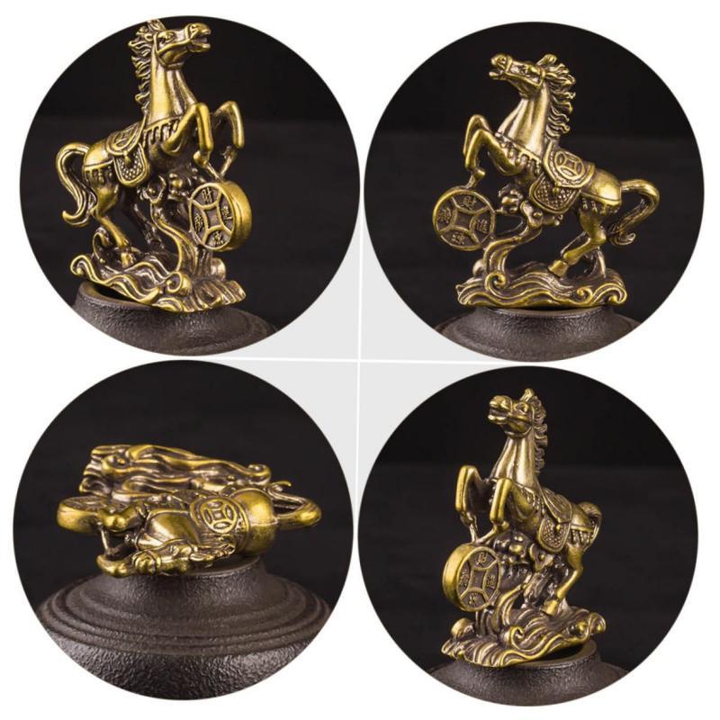 Hiasan Patung Kuda Kuningan / Home Decoration Patung Kuda Chinese Feng Shui