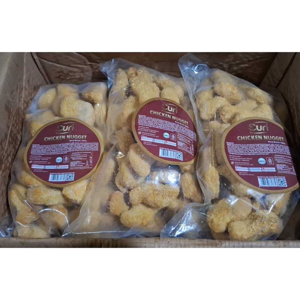 Nugget Suri Sapi 1 kg - Nugget Frozen Food Halal, Praktis & Enak, Termurah