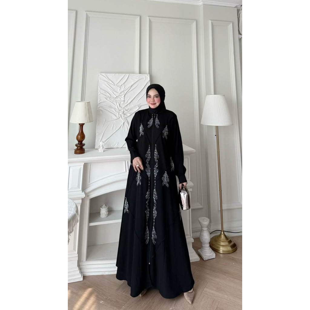 Aurelie dress wanita terbaru / gamis wanita terbaru